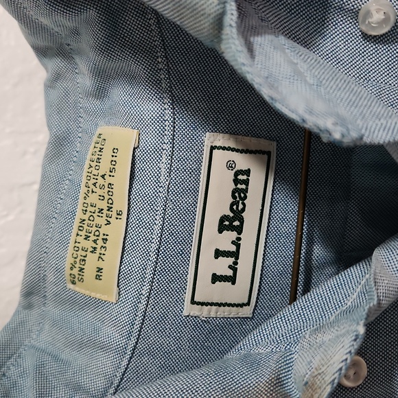 LL Bean Short Sleeve Men's Shirt - Picture 2 of 4